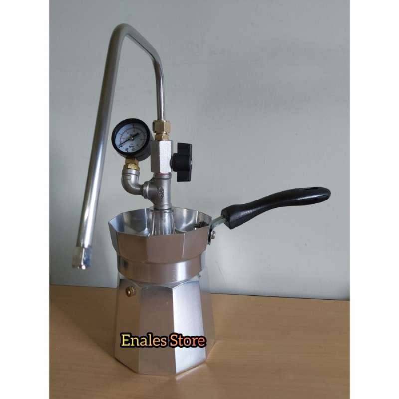 Jual Manual Milk Steamer / Steamer Susu Manual 600ml 3 Hole 1mm Di