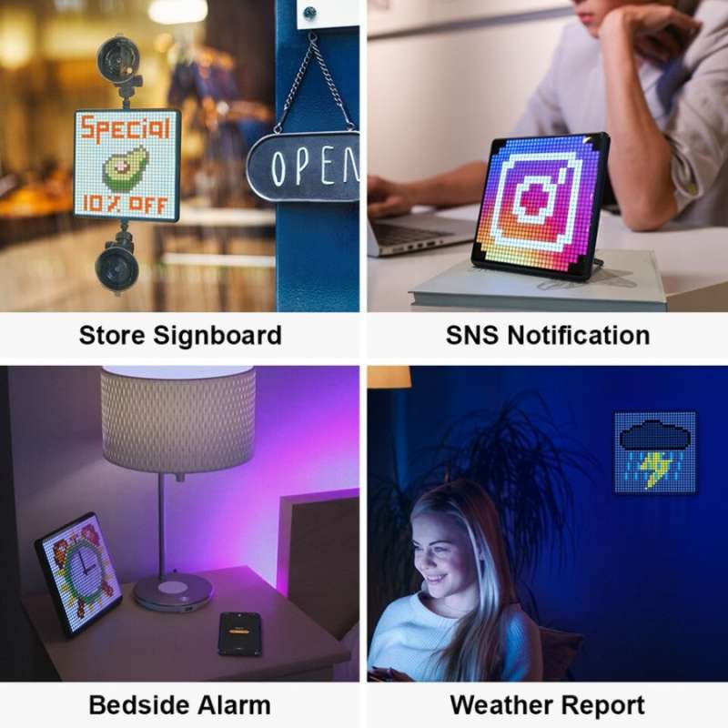 Promo Divoom Pixoo Max Pixel Display 32 X 32 Programmable Led Screen ...