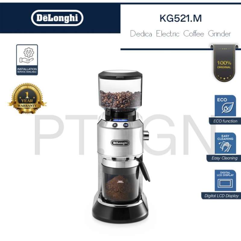 Jual DeLonghi KG521.M Dedica Digital Coffee Grinder Penggiling Kopi KG