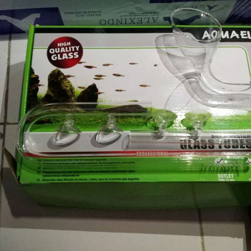 Promo Aquael Glass Lily Pipe 16 22 Inlet Outlet Diskon 23 di Seller