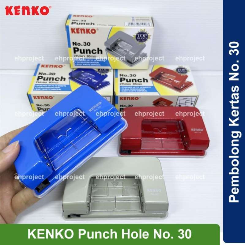 Jual Pembolong kertas KENKO No 30 ORI Punch Hole Kenko Punch Holder di Seller ehproject Kapuk