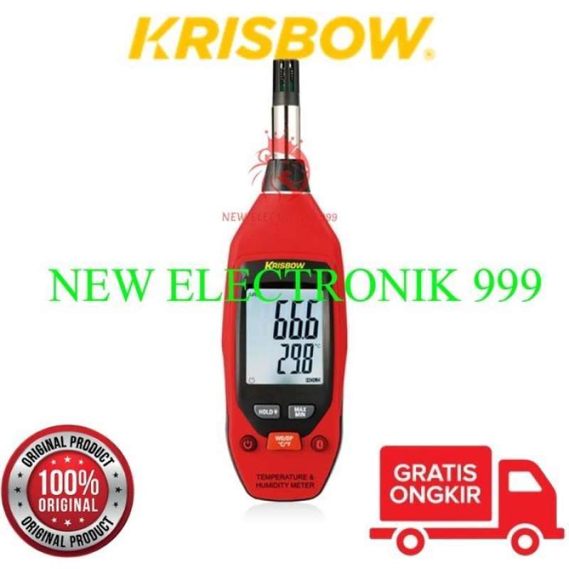 Jual KRISBOW TEMPERATURE & HUMIDITY METER DIGITAL 10176565 di Seller