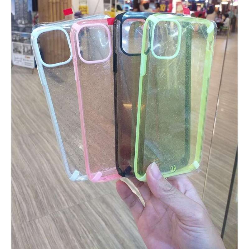 Jual Casing New Bumper Transparan Glitter Iphone 11 Case Acrylic
