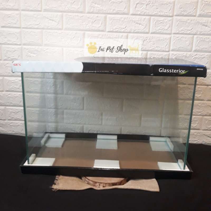 Promo AQUARIUM GEX GLASSTERIOR 600 CLEAR GLASS AQUARIUM TANK Diskon 23%