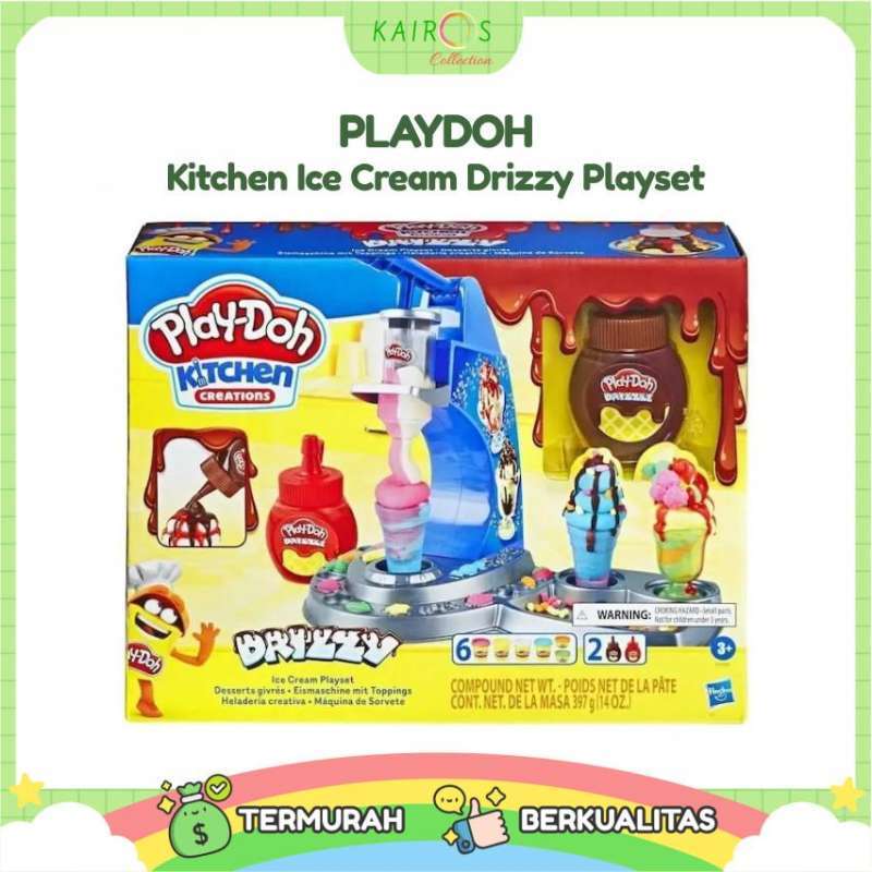 Jual PlayDoh Kitchen Ice Cream Drizzy Playset di Seller Kairos ...