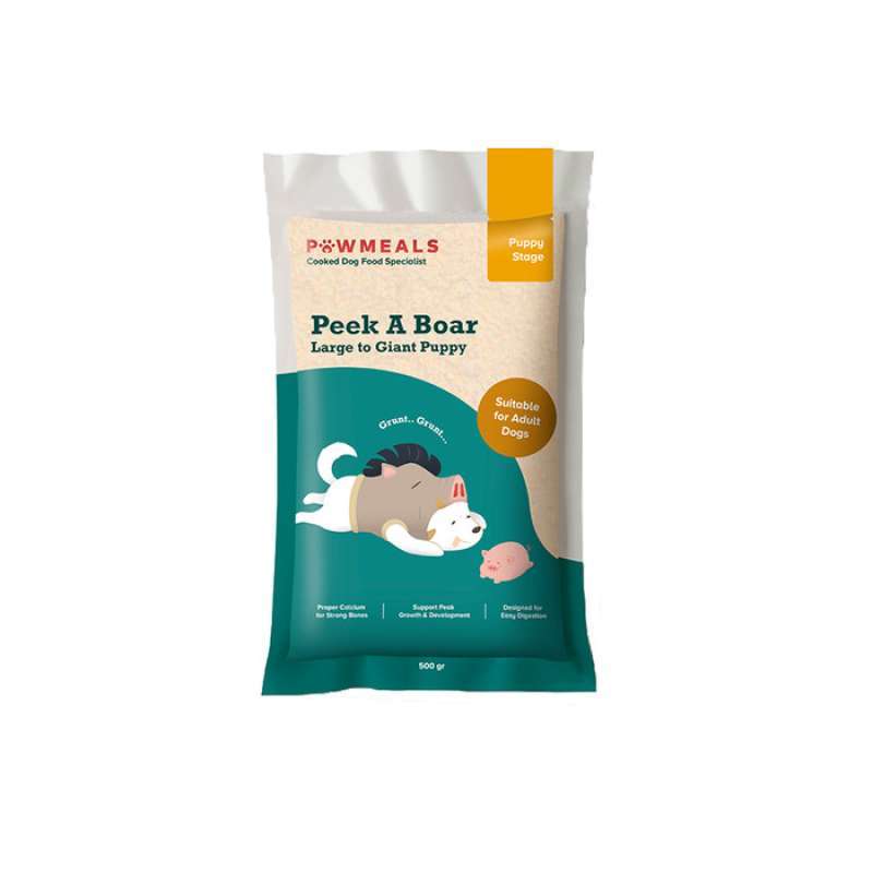 Promo Pawmeals Peek A Boar Cooked Dog Food Large To Giant Puppy