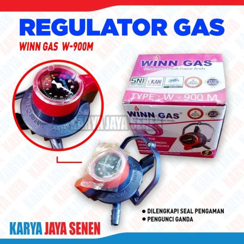 Promo Regulator Paling Aman Regulator LPG Elpiji Winn Gas Double Lock W
