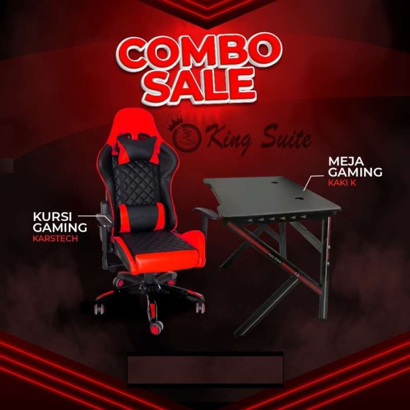 Jual Kursi Gaming & Meja Gaming Set K di Seller OVA Home & Living