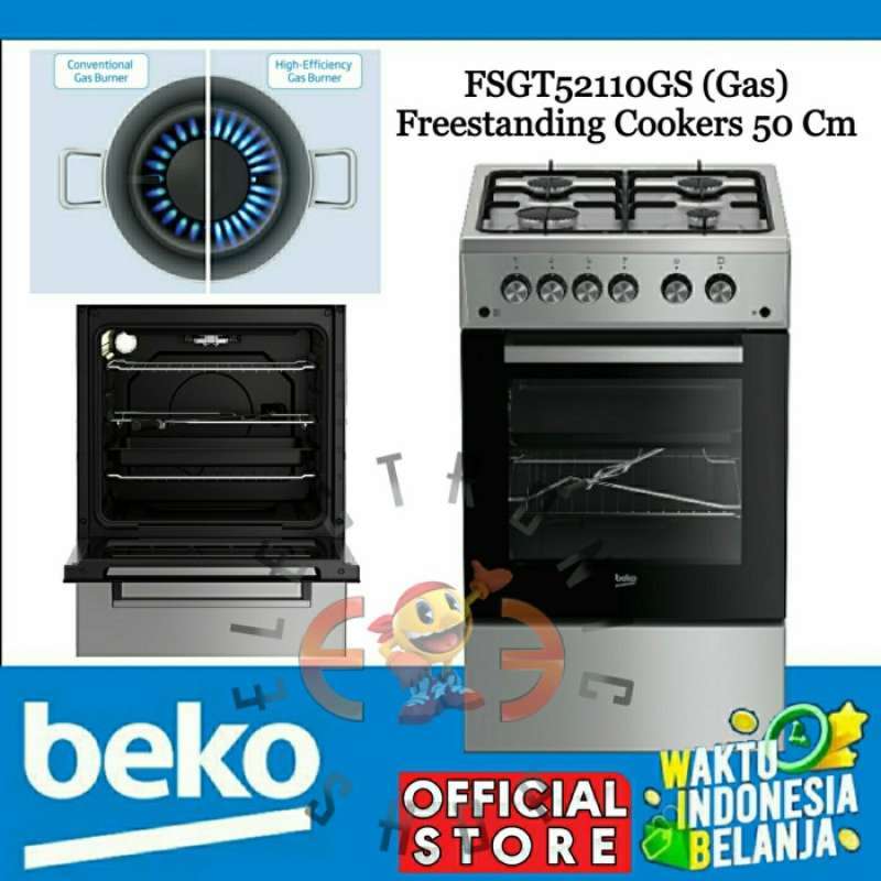 Jual Beko Fsgt52110Gs Freestanding Gas Cookers 50 Cm di Seller MoroBuy