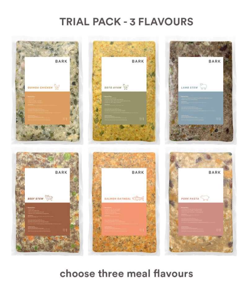 Jual BARK Cooked Dog Food Trial Pack [3 Flavors] di Seller Enigma