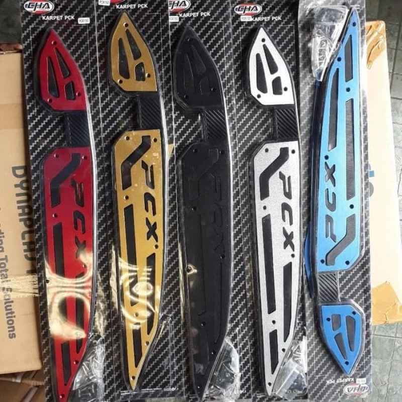 Jual Panel pijakan kaki pcx 2018 Plat bordes pcx cnc thailand di Seller ...