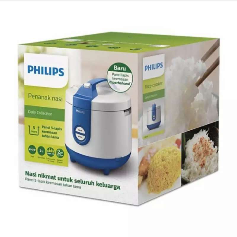 Promo Rice Cooker Philips HD 3119/31 2L Basic Blue / Magic Com Philips