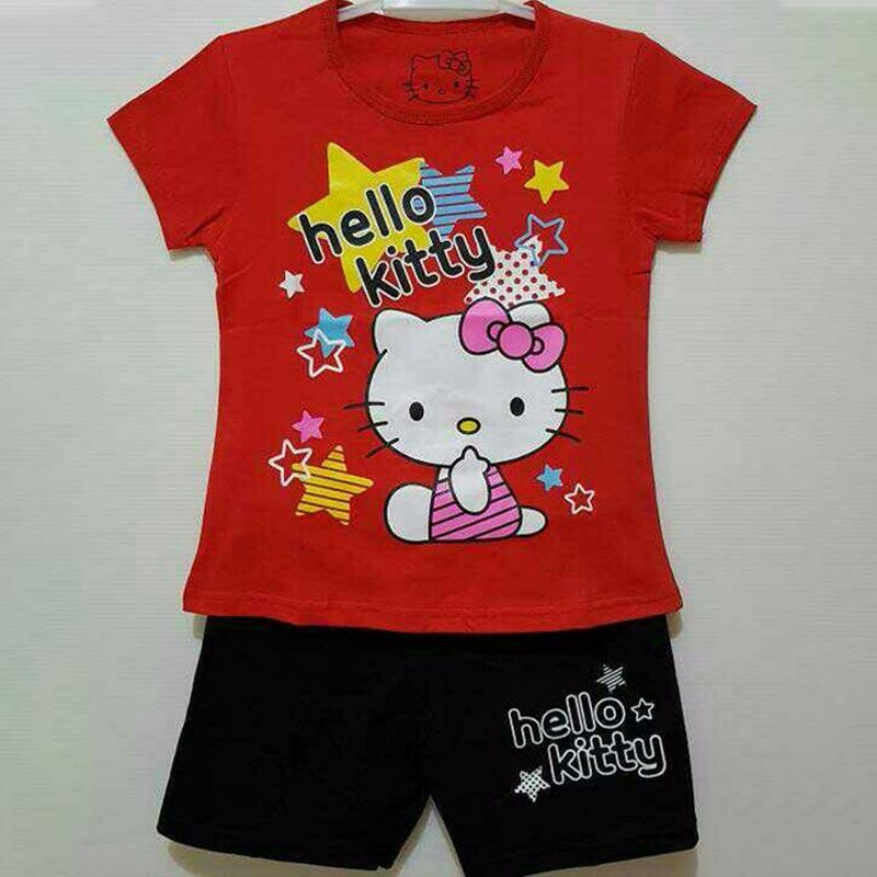 Character Hello Kitty Dress Anak Perempuan