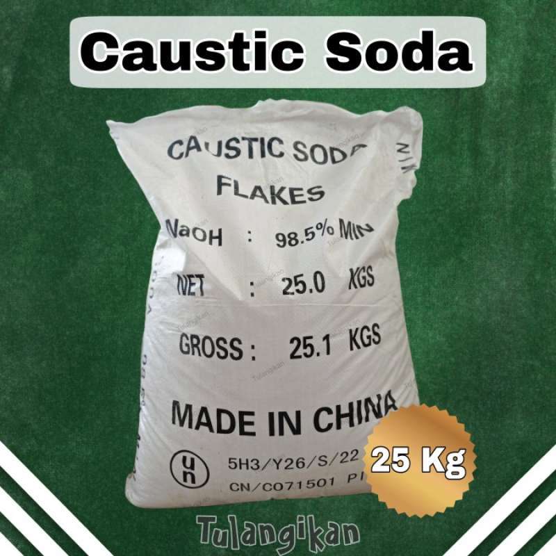 Jual Caustic Soda 1 Sak 25 Kg / Soda api di Seller TB Honey Makmur