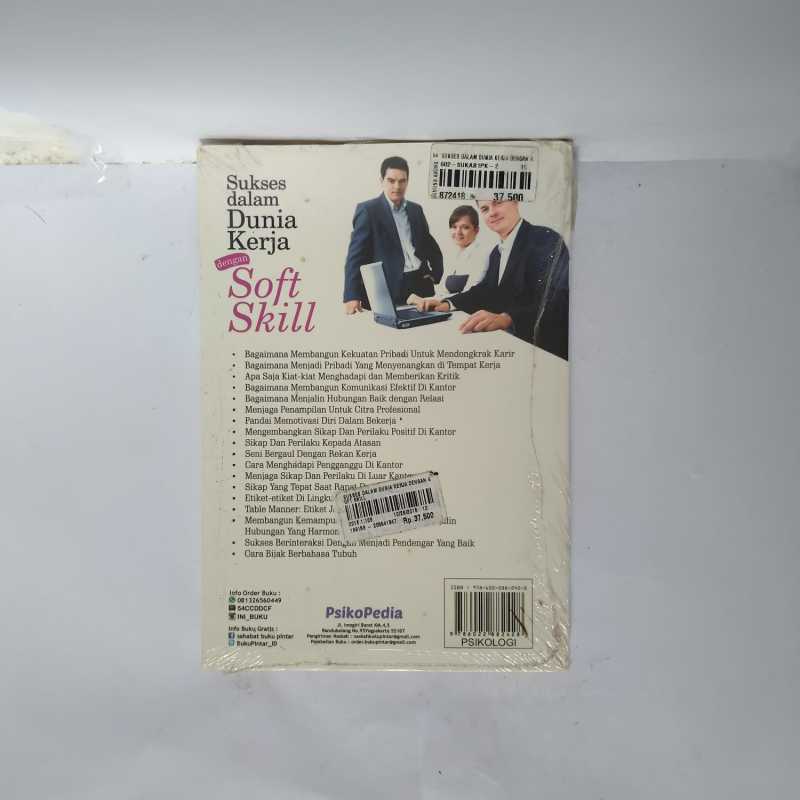Jual Sukses Dalam Dunia Kerja Dengan Soft Skill Riko Rektori Buku