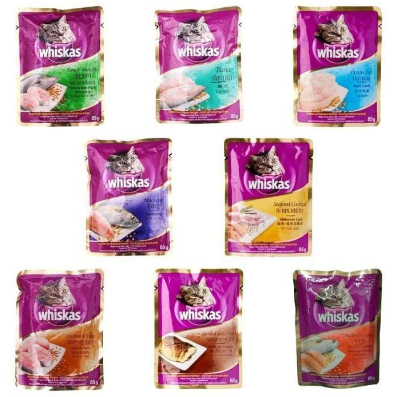 Jual Whiskas Pouch 1 Dus Isi 24 Pcs Makanan Basah Kucing Di Seller