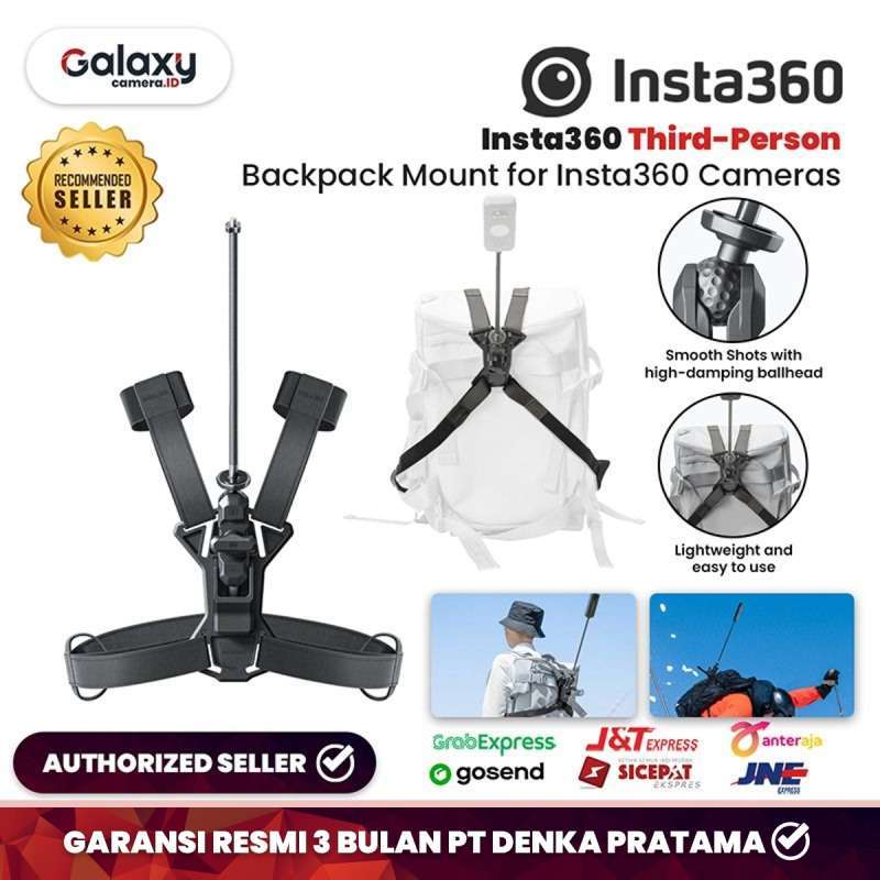 Jual Insta360 Third Person Backpack Mount Bundle Original Di Seller ...