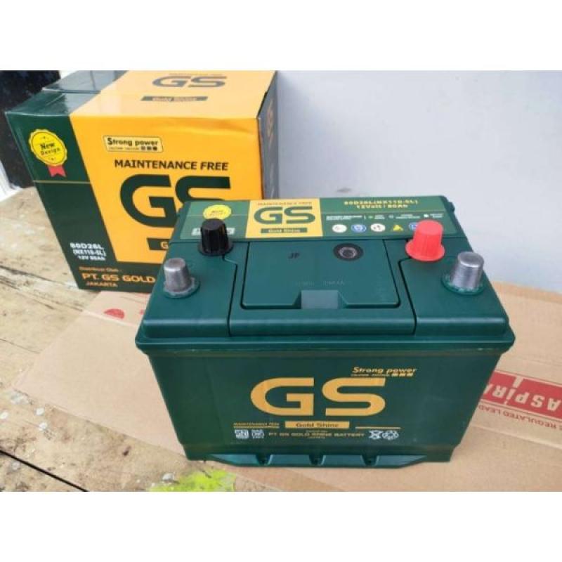 Promo Aki 80D26L / NX110-5L GS MF 12 Volt 80 Ampere Diskon 17% di