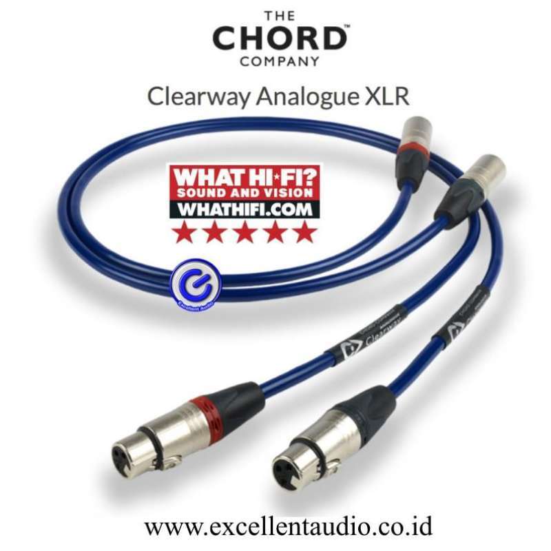 Jual Chord Clearway analogue XLR 1.5 meter kabel balance XLR di Seller
