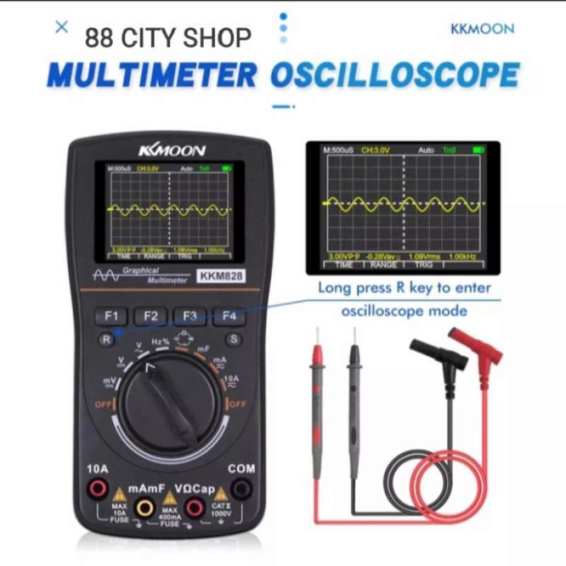 Promo Multimeter Oscilloscope Digital Graphical Multimeter Portable 2 ...