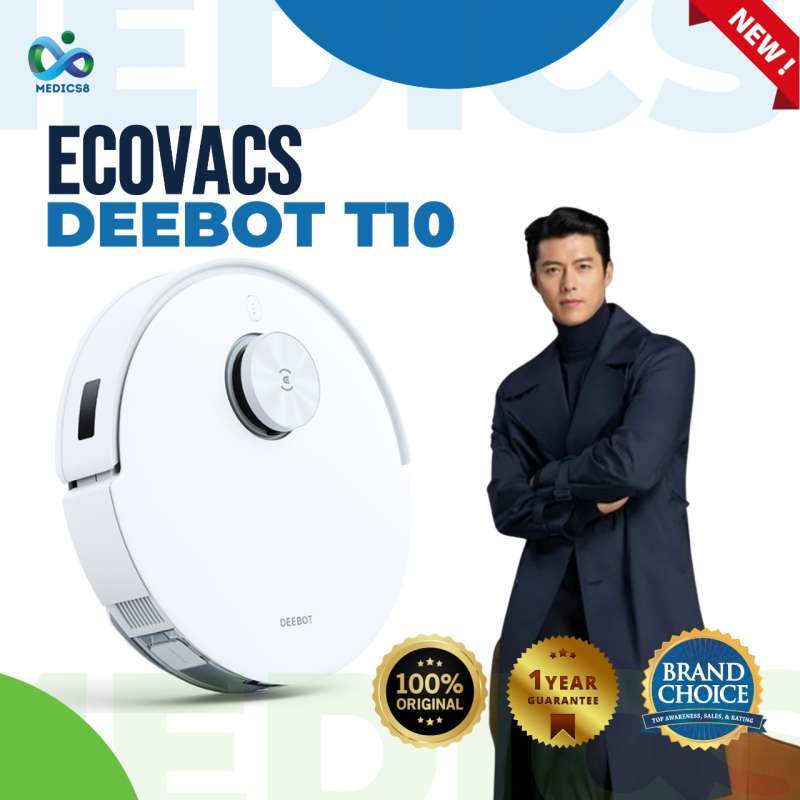 Jual Ecovacs Deebot T10 Robot Vacuum Cleaner Sapu Pel di Seller Medics8