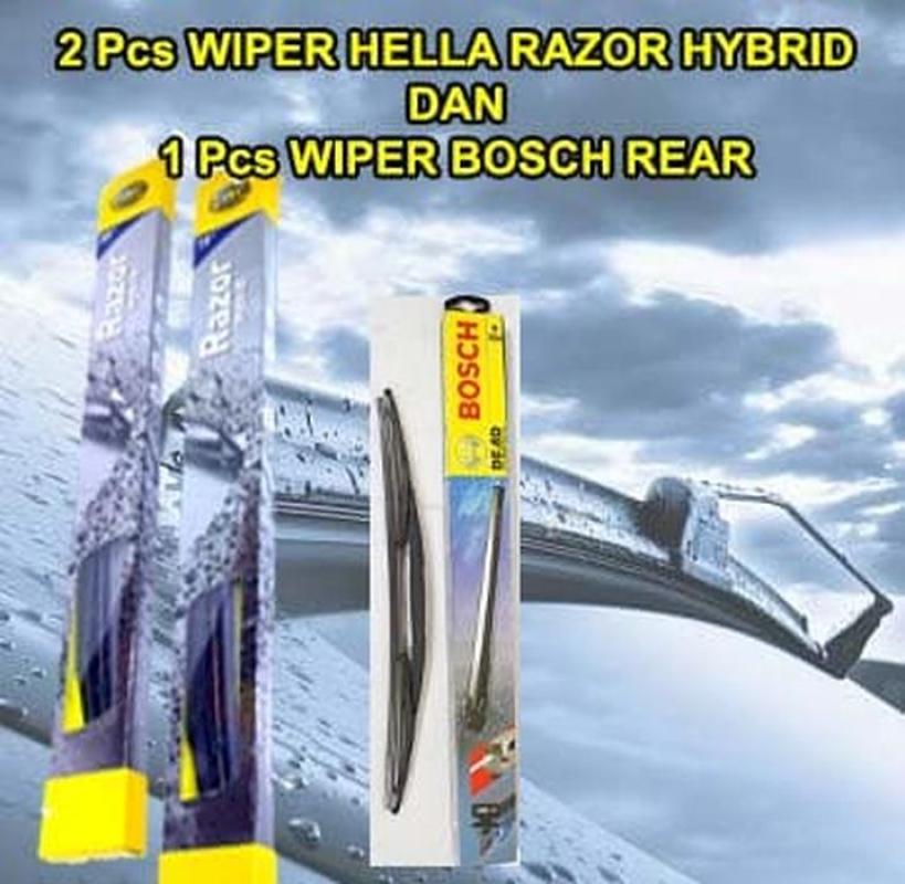 Jual Hella Razor Hybrid Wiper Oddyssey Kn-kr Dan Blkg Original 3pcs Di ...