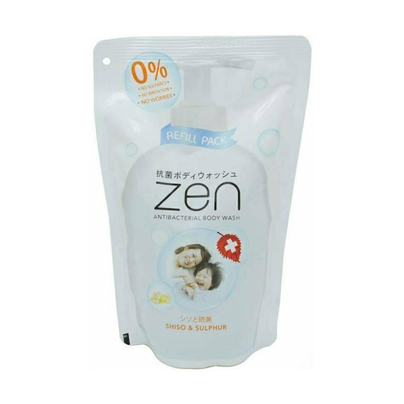Jual Zen Shiso & Sulphur Antibacterial Body Wash [450 Ml] Putih Di