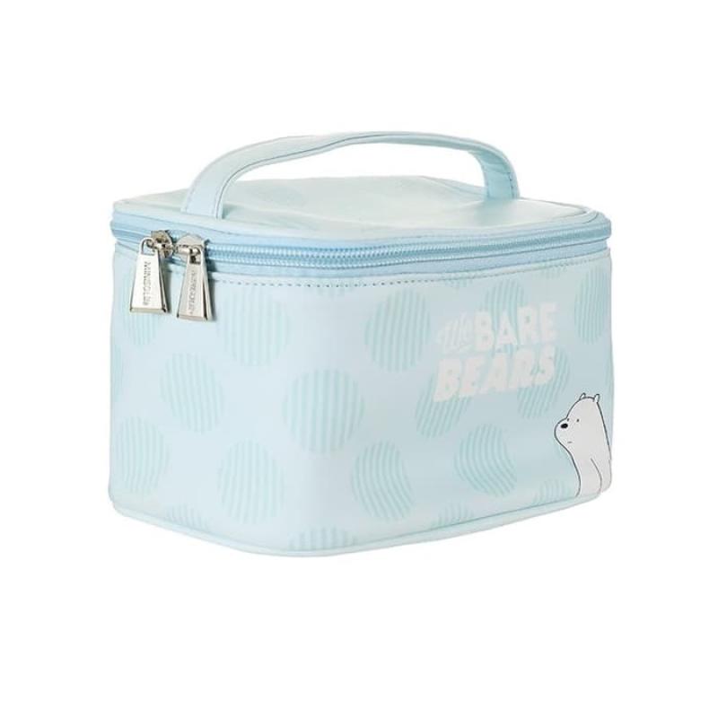 Jual Miniso Official We Bare Bears Cosmetic Bag Biru Muda di Seller