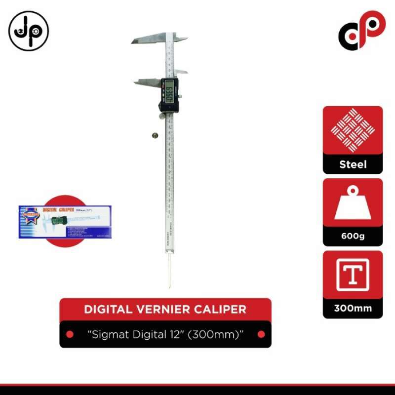 Promo Digital Vernier Caliper Sigmat Digital 12 Diskon 6 di Seller