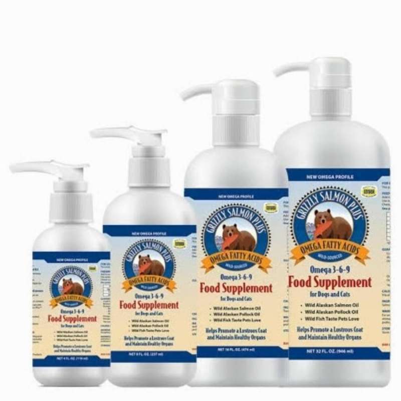 Jual GRIZZLY Salmon Oil Food Supplement Vitamin for DOGS & CATS