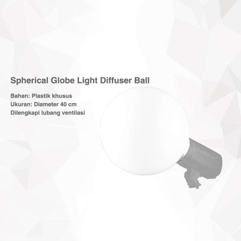Jual Pro One Spherical Globe Light Diffuser Ball [diameter 40 Cm] Di ...