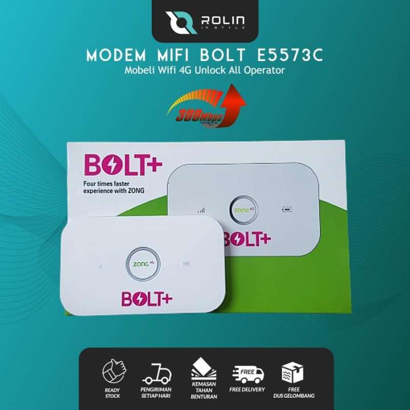 Jual MODEM Wifi E5573C 4G LTE MIFI BOLT 150Mbps Unlock ALL Operator di