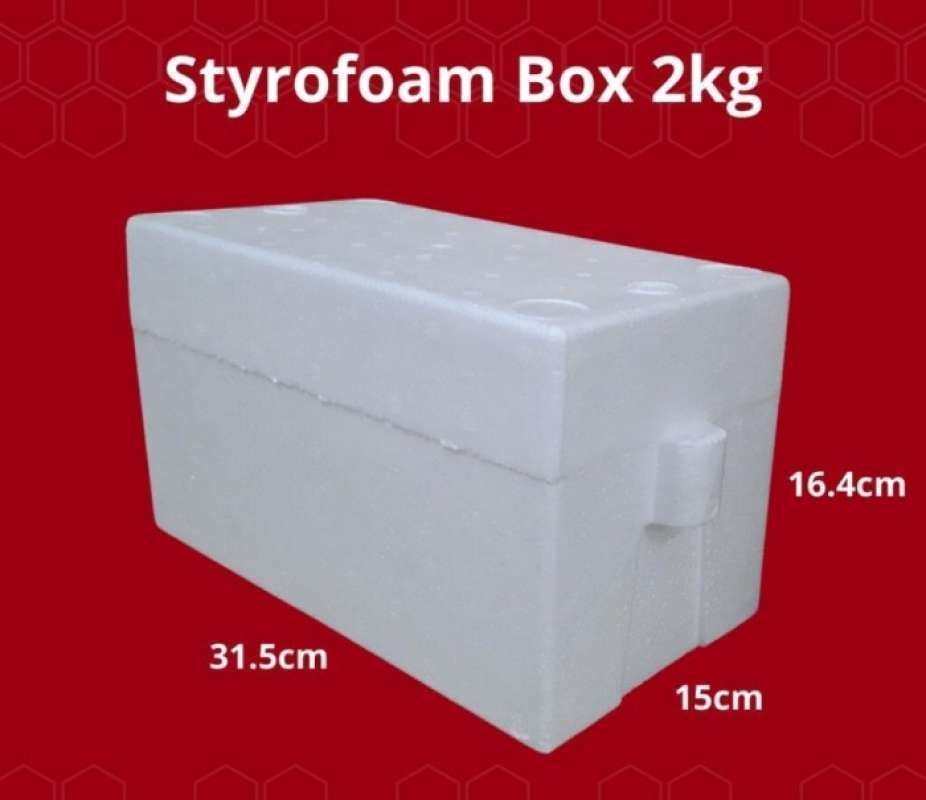 Jual Styrofoam Box Es 2kg / Styrofoam Box Ice / Styrofoam Box Frozen Food Di Seller Toko Box