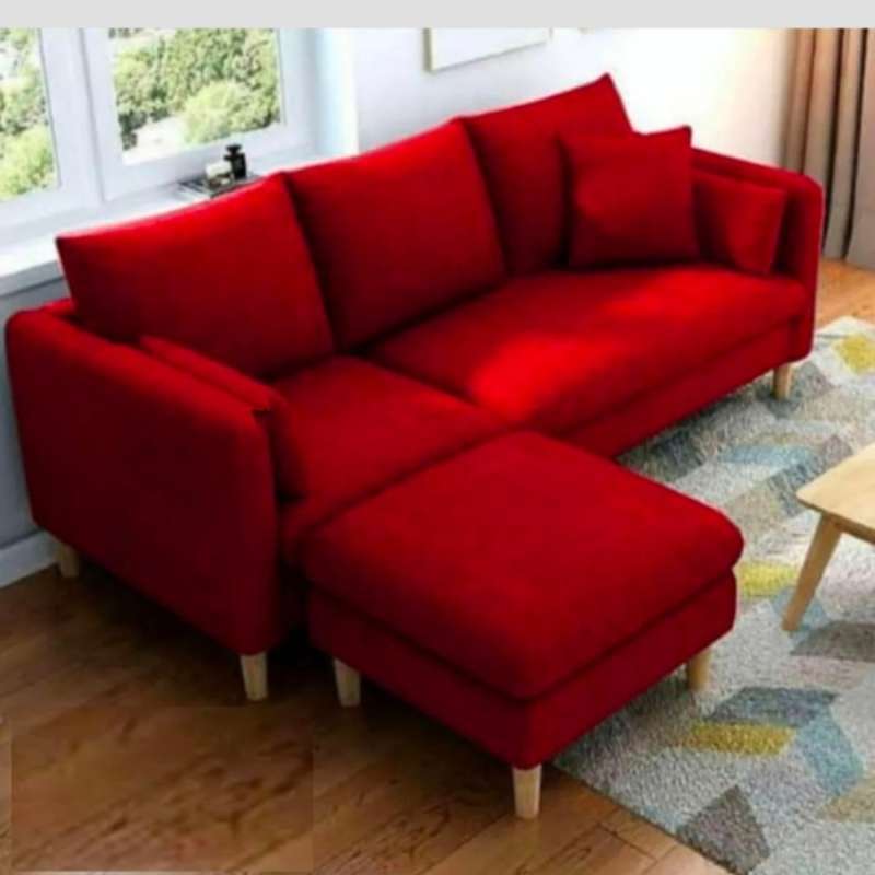 Jual Sofa Retro 3 Dudukan + Meja + Puff Di Seller Gudang Divan Kasur