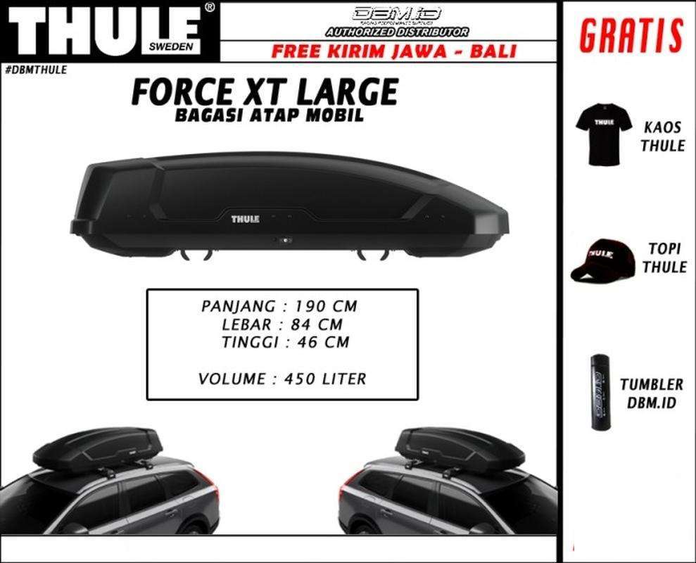 Jual Thule Roof Box Bagasi Atas Mobil Force Xt Large 450 Liter Di