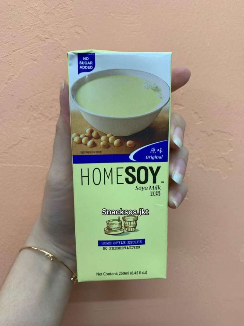 Jual HOMESOY SOYA MILK 30 LESS BROWN SUGAR / ORIGINAL SOYMILK SOY