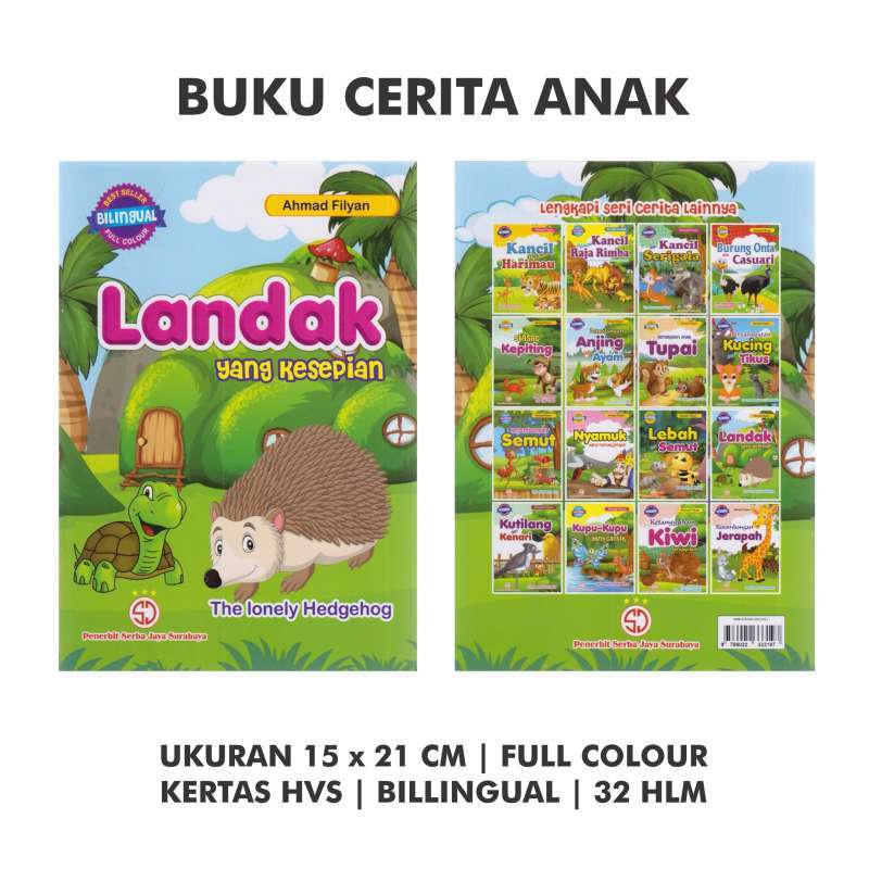 Jual Buku Cerita Anak Bergambar Buku Dongeng Anak Cerita Binatang