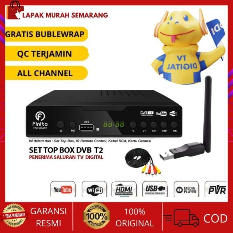 Jual Set Top Box penerima Siaran Digital HD STB DVBT2 Bisa YouTube