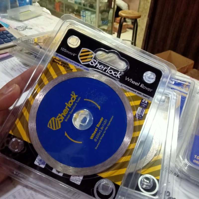 Jual Diamond Wheel Rover Sherlock 4 Potong Kramik Granit Batu Alam di