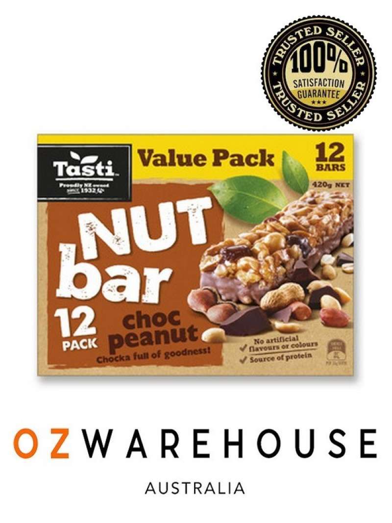 Jual Tasti Nut Bar Choc Peanut 420g di Seller Ozwarehouse Australia