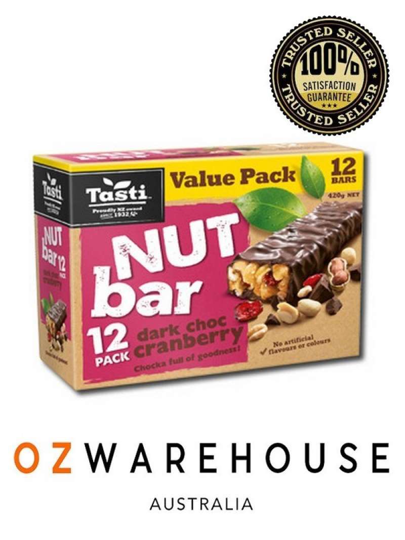 Jual Tasti Nut Bar Dark Choc & Cranberry 420g di Seller Ozwarehouse