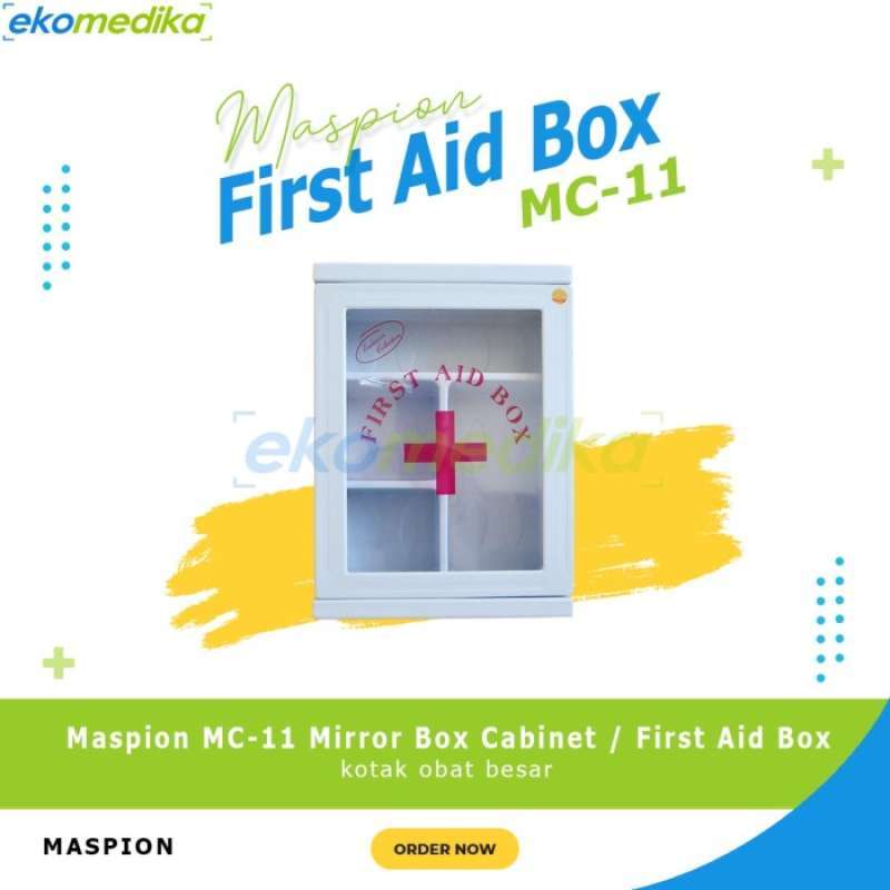 Jual Maspion Mc11 Mirror Box / First Aid Box / Kotak Obat