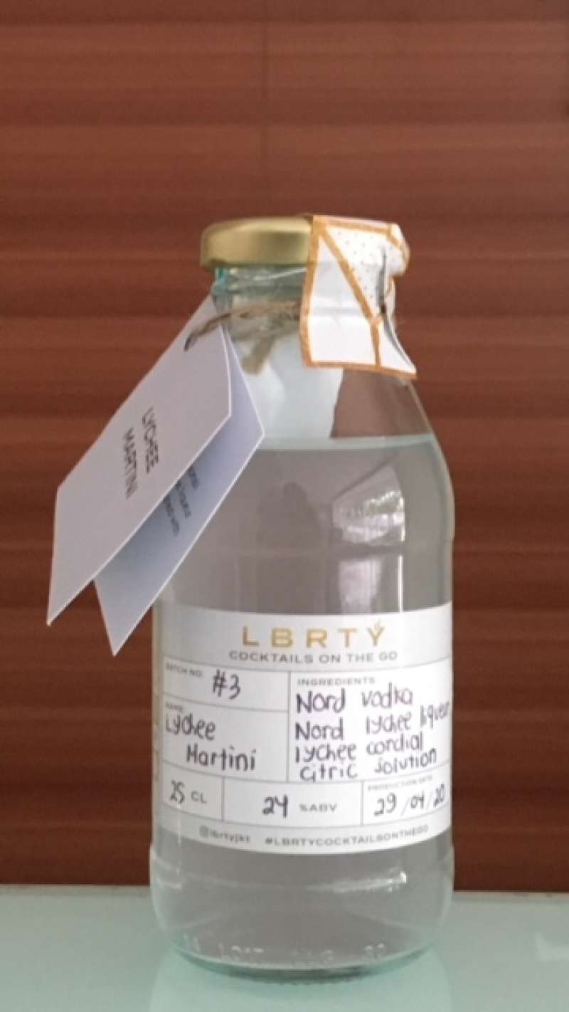 Jual LBRTY Cocktails On The Go Lychee Martini Minuman Alkohol [25cl