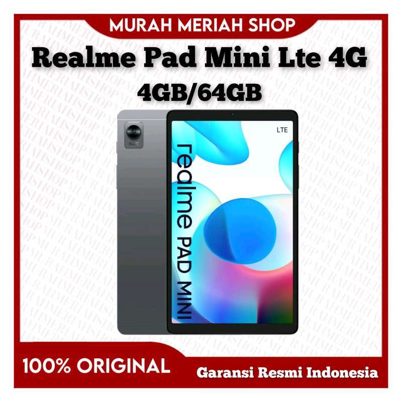 Jual Realme Pad Mini LTE 4G ( 4/64GB) Garansi Resmi Realme Indonesia di ...