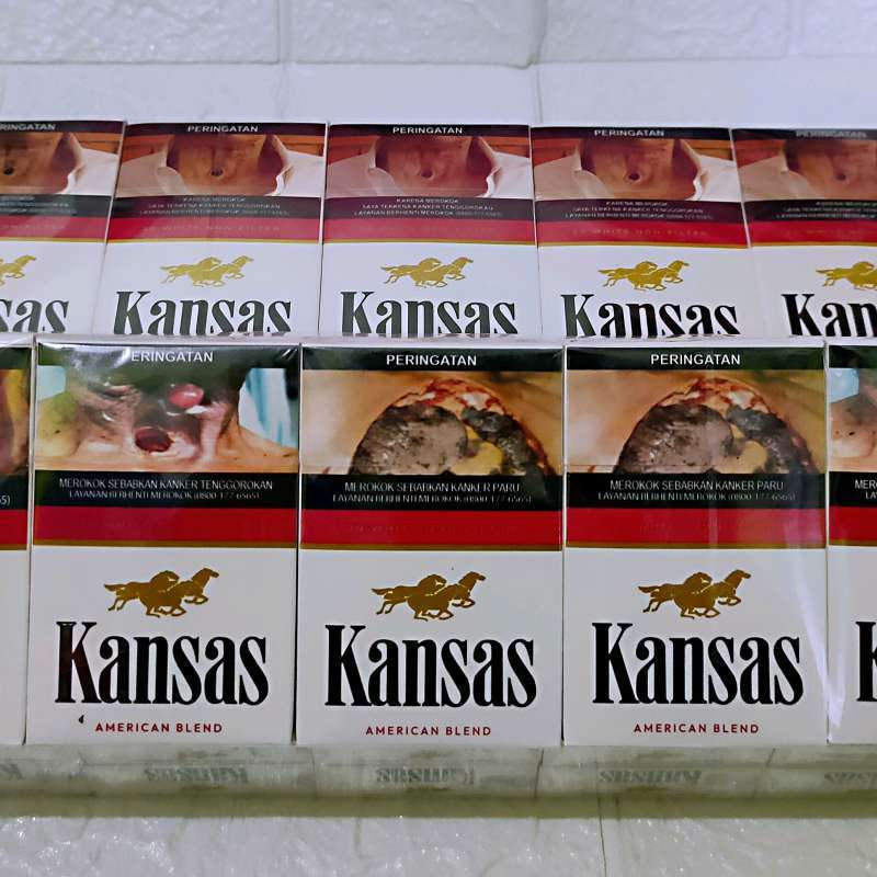Promo Rokok Kansas Putih American Blend 20 Batang Diskon 12 di Seller
