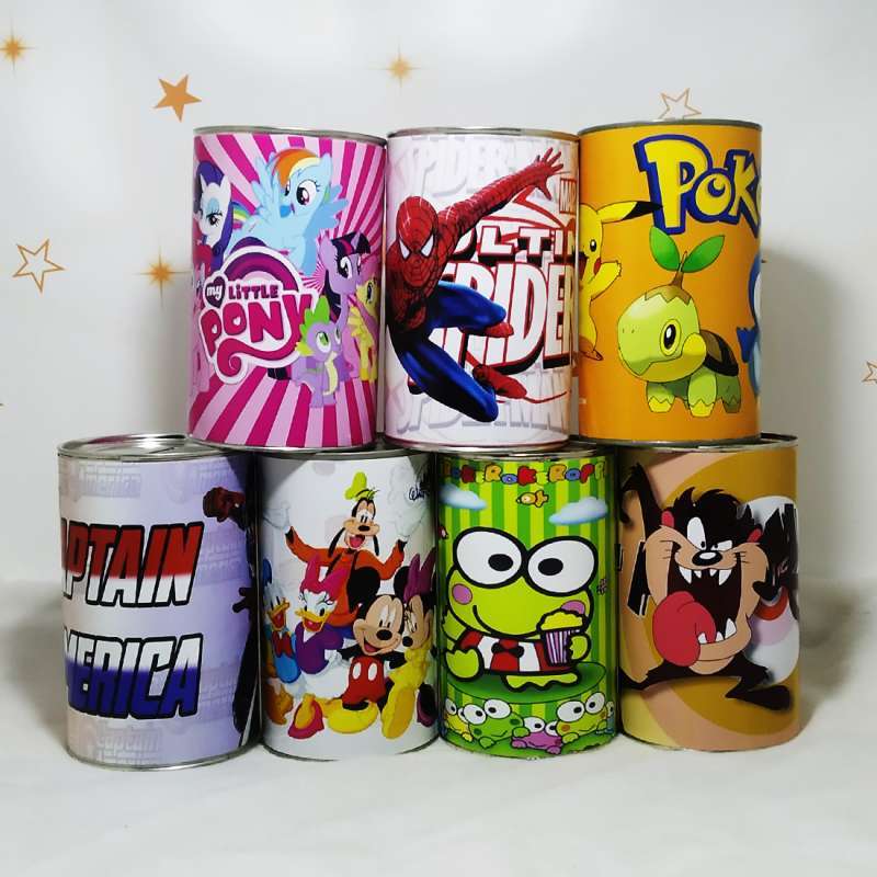 Promo Celengan Karakter Gambar Kartun Anak / Celengan Kartun Bisa Buka