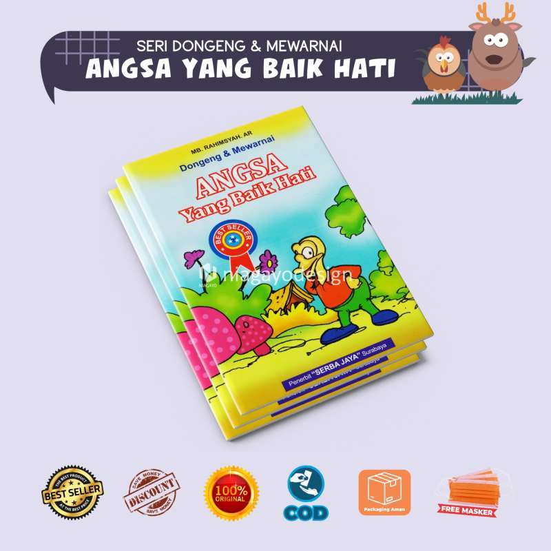 Jual Buku Cerita Anak Bergambar / Buku Dongeng Seri Binatang Berang