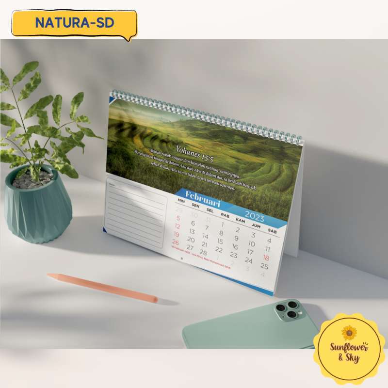 Jual Aneka Kalender Meja 2023 Ayat Alkitab Kristen Desk Calendar ...