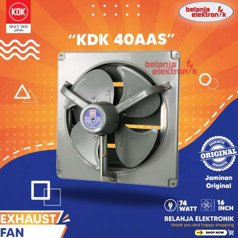 Jual Exhaust Fan Industrial Kdk 40aas 16 Inch Dinding Di Seller Home