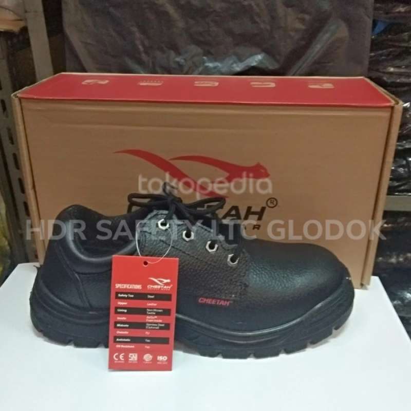 Promo SEPATU SAFETY CHEETAH 3002H Original Diskon 23% di Seller Axie